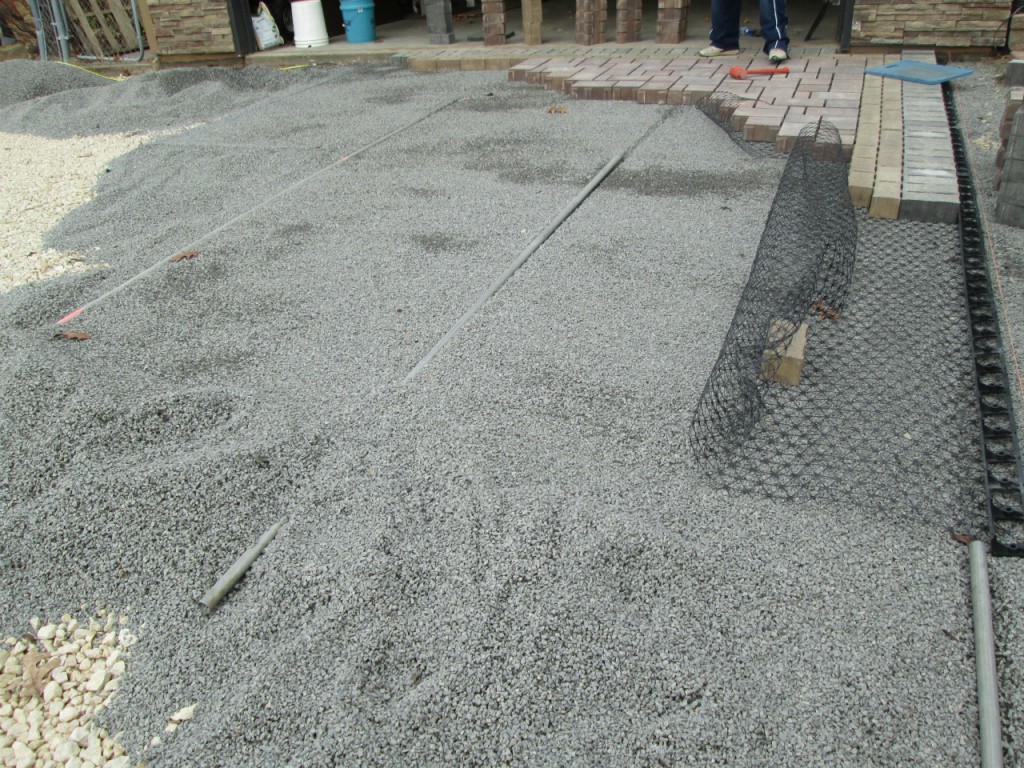 Permeable base for pavers
